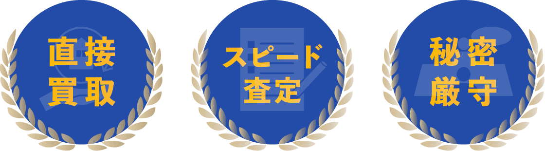 直接買取 スピード査定 秘密厳守
